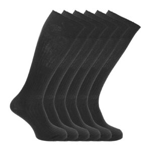 Knee High Socks - 3 Pack - Black